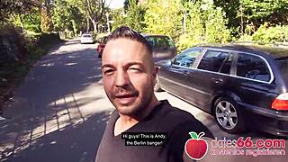 Teen tourist Lily Ray explores Berlin with her first public ride on Dates66.com