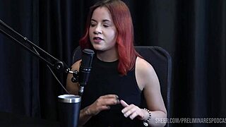 Bruna Ferrari's hottest preliminares podcast moments with Bia Hot. Check part 2 on sheer red!