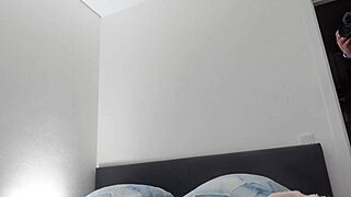 Milf Pegs Guy with Strapon, Fucks Ass, Eats Own Cum