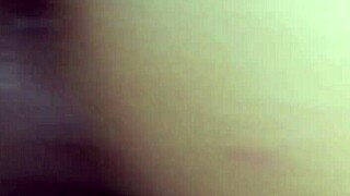 Wife in stockings bends over for intense doggy style fucking with deep penetration