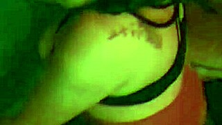 mexican wife at swingers party, bent over and masturbating in group setting