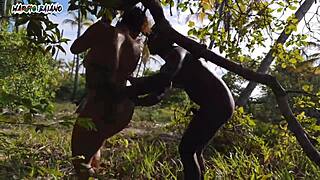 Homemade video of Adam and Eve licking, blowing, and anal fucking with big cocks