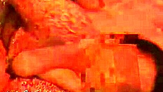 mexican wife at swingers party, bent over and masturbating in group setting