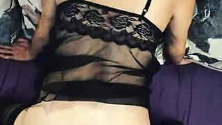 Beautiful Slender MILF in Fishnet Stockings for Graceful Session