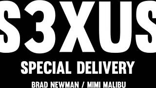 Stunning fashion model bends over for first porno with Brad Newman