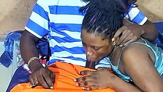 Ogpussy ebony black giving his boyfriend a great treat with her creamy pussy