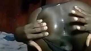 Horny Kenyan Crossdresser Stripping And Fingering Gaping Asshole