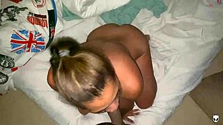 Khalessi 69 bends over for unexpected homemade sex that feels so good.