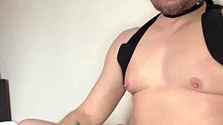 Soloboy fingers his ass while craving that monster cock