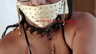 hey, check this indian crossdresser slut lara dsouza in action?