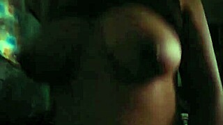 Tetas Grandes Naturales Riding Cowgirl with Moans While Watching TV to Avoid Neighbors Hearing