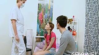 innocent honey's pussy pounded sore by two hunks