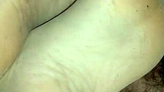 i give a sensual footjob in tan stockings