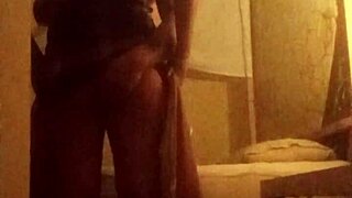 Virgin hermanastra fucks hermanastro in hotel room. First anal experience unfolds.