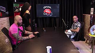 Wild Latina teen in lingerie joins crazy group with Negro Top Delícia. Watch on Sheer Red!