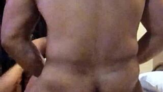 i gave my wife double penetration and listened to her moan beautifully