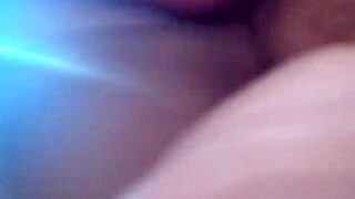 Cheating wife gets rough doggy style fucking and creampie