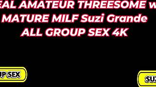 Suzi Grande's Pierced Pussy Soaked by Dean's Hard Cock