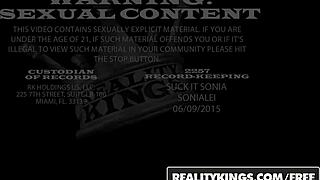 Chad White and Jezabel Vessir get down with big naturals in hardcore action. Realitykings captures every move.