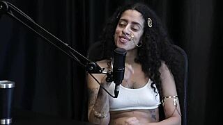 She teases, Feel that cock sliding in? while charging for dirty talk and nude pics. Bibi Hourani stuns in sheer red during wild casting!