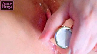 Solo session with friend's cum