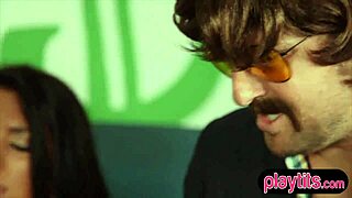 Teen sluts perform sex stunts for cash