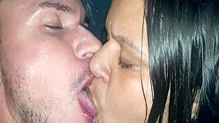 kiss challenge in club who cums first loses 😘