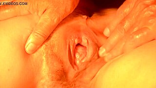 horny european plays with pussy, fingers ass on camera