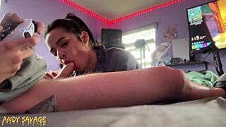 Tiny Latina girlfriend gets her tight ass pounded hard by boyfriend