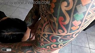 Hot Brazilian morena enjoys wild session with gifted friend