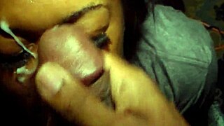 busted a load on her face after she sucked me dry