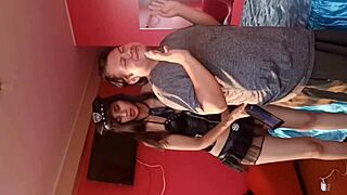 Candyboon Dresses as Sexy Halloween Cop to Lick and Ride Hard