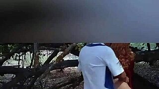 umm, lost chica in field hooks up with stranger, ends in her butt.