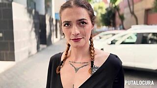 Malafalda, Tattooed Spanish Teen, Gets Nasty Creampie in Wild Ride