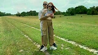 sexy redhead teases quickie blowjob before riding cock