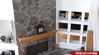 blazing brunette tiffany tyler drains big dick james deens warm milk