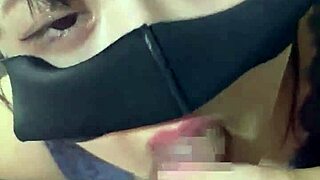 18-Year-Old Amateur Seduces in Sexy Lingerie for Intense Blowjob and Cum