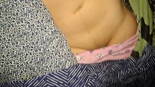 Uncle's Wife Sends Naughty Clip from Next Room