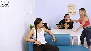 Colombian Office Slut Seduces Husband’s Best Friend