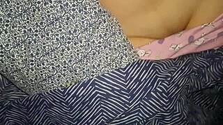 Uncle's Wife Sends Naughty Clip from Next Room