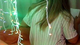 Surprise Christmas gift with anal pounding by Alessandra Maia and Joseph