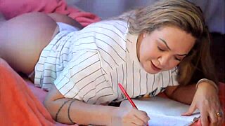 Surprise Christmas gift with anal pounding by Alessandra Maia and Joseph