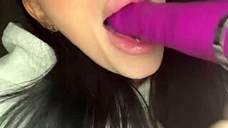 Horny British Teen Coed Plays Solo with Toys in POV. Her Webcam Show Gets Wild!