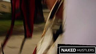 latina girlfriend sucks stranger's cock after car trouble. so tempting.