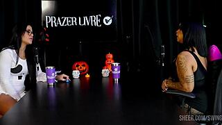 Marcely Mello and Tifany Rocha in wild swing cast compilation on Sheer Red