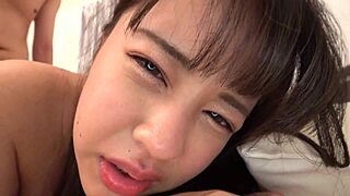 Yo, check this cute Japanese babe in hot homemade action!