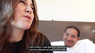 with 25k followers, a cute curvy roommate makes a bold interracial suggestion