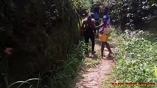 sex addicted wife craves banging anywhere on stream path