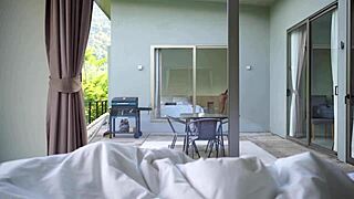 how lucky to have juicy brunette neighbor shaking ass 😍🍑