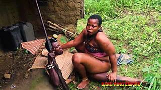 Homemade Sex with BBW Wife Welcoming Me with Blowjobs After Bush Hunting